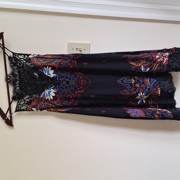 Free People Who's Sorry Now Slip Dress Size Medium - Picture 9 of 9